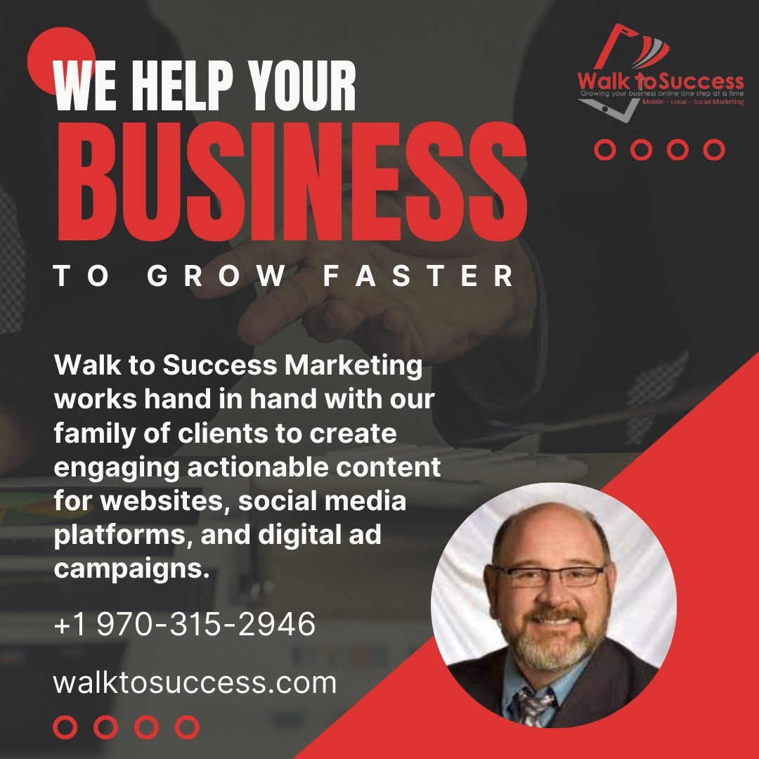 Partner with Walk to Success Marketing and take the next step towards achieving success in your local market.